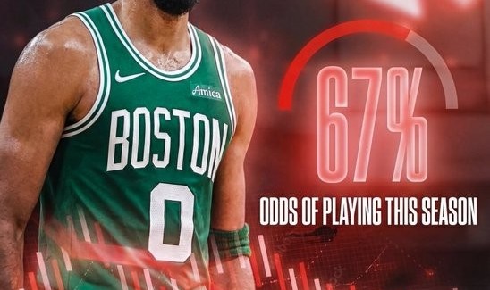 开云登录入口-啥情况？塔图姆扣篮 网站预测他本赛季复出概率却从87%降到67%